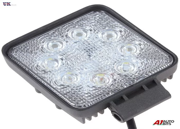 Çalışma Lambası 9 Led Kare Lamba 1 Adet Off Road Sis Lamba Ledli Lamba  - 9ledkare
