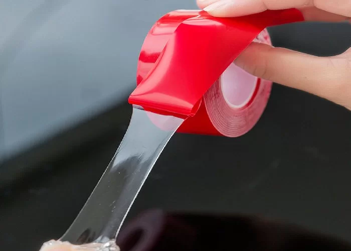 Çift Taraflı Bant Slikonlu 10 Mm X 5 Metre Süper Güçlü Toptan Bant - 10x5metreÇTB
