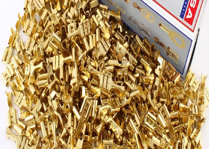 Dişi Fiş 300 Lü Mesa Sf-2D Sarı Tırnaklı Dişi Fiş 6.3Mm 1 Kutu - mesa2114