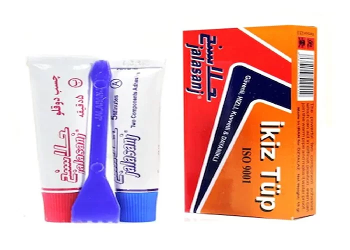 Iran Yapıştırıcı Ikiz Tüp 1 Adet Demir Çelik Plastik Yüzey İran Yapıştırıcı Epoksi  - iranyapıstırıcı1ad
