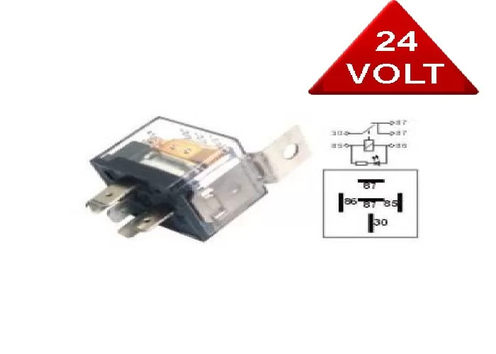 Şeffaf Röle 24 Volt Üniversal Röle 1 Adet Röle Mini Röle Işıklı - 24voltröle1ad