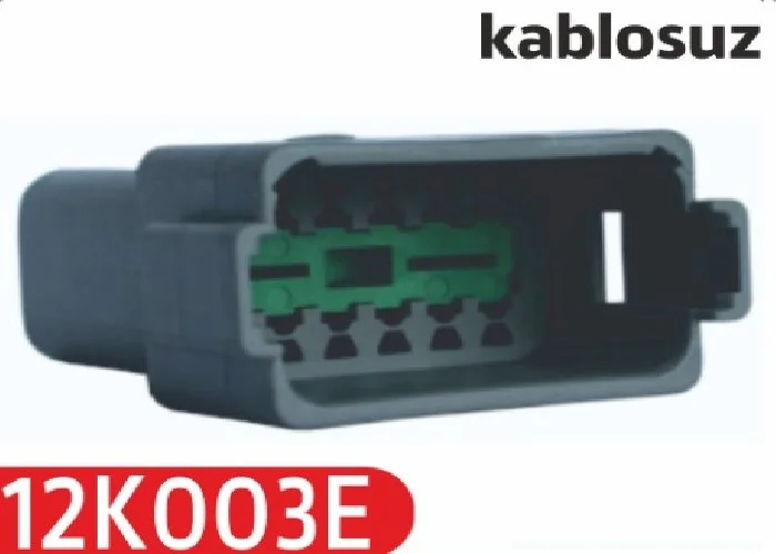 Soket Deutsch 12 Li̇ İş Maki̇nasi Erkek - Kablosuz 12K003E Erkek Soket  - 12K003E