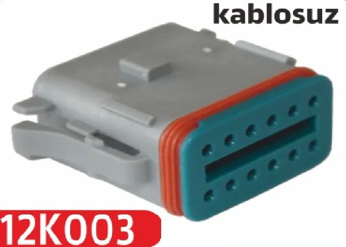 Soket Deutsch 12 Li̇ İş Maki̇nasi - Kablosuz İş Makina Soketi 12K003 Soket - 12K003