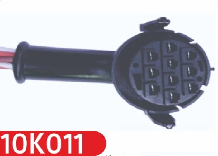 Soket Stop Tir 10P Yuvarlak 10 Pinli Stop Soketi Kablolu Tır Stop Soketi - 10K011