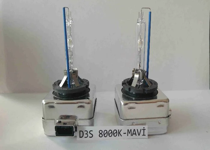 Xenon Ampul D3S 8000K Oto Ampul D Serisi Ampul Mavi Çubuk  - D3S8000K