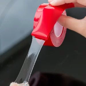 Çift Taraflı Bant Slikonlu 10 Mm X 5 Metre Süper Güçlü Toptan Bant - 10x5metreÇTB