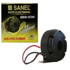 Sanel Sbh834 Geri Vites Kornası 12-24V Su Geçirmez E Onaylı R-10