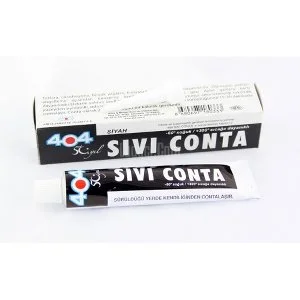 Sıvı Conta 404 Sivi Conta Siyah ( +300/-60 °C ) 40 Ml Toptan Sıvı Conta